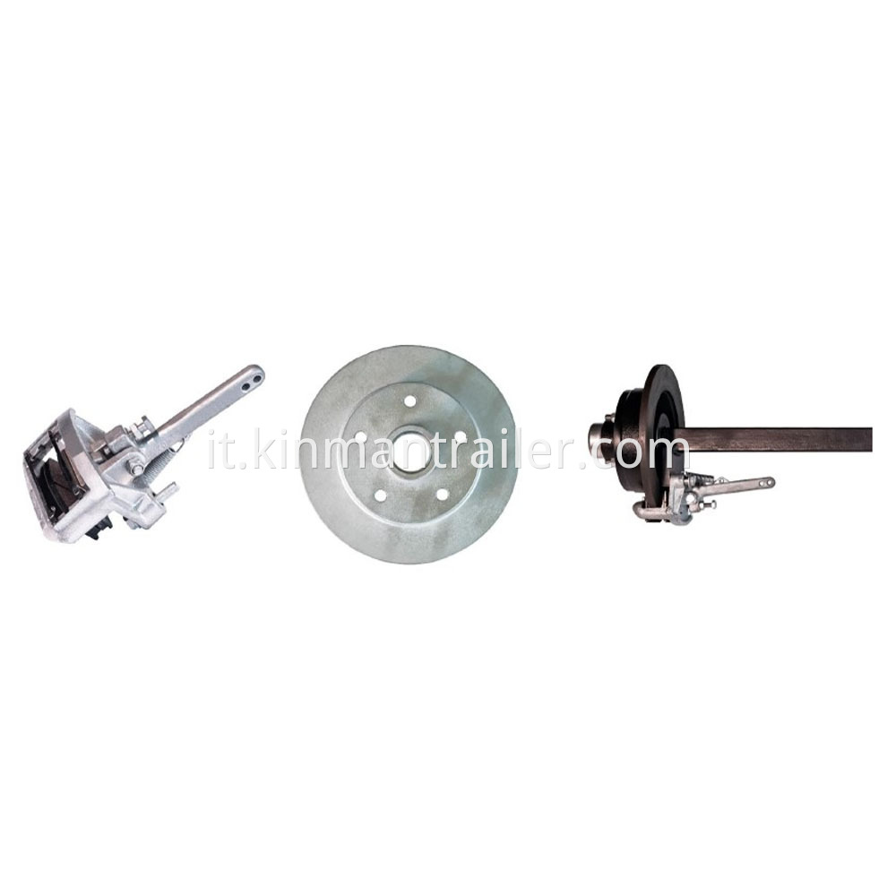 Trailer Straight Axle With Mechanical Disc Brakes